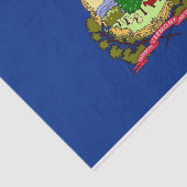 Patriottisch tissuepapier met vlag Vermont, Vereni (Detail)