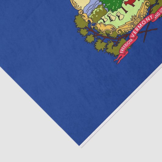 Patriottisch tissuepapier met vlag Vermont, Vereni (Detail)