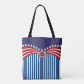 Patriottisch  tote bag (Achterkant)