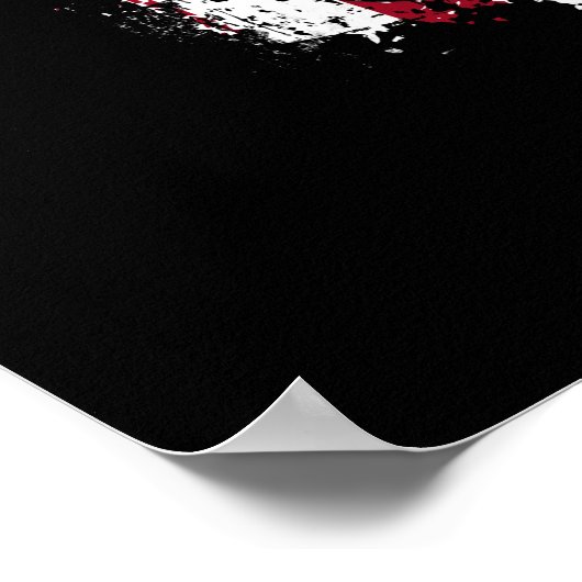 Patriottisch tractor American Flag Tractor Boerder Poster (Hoek)