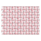 Patriottisch TRINIDAD TOBAGO Tablecloth Tafelkleed (Voorkant (Horizontaal))