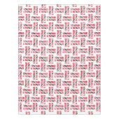 Patriottisch TRINIDAD TOBAGO Tablecloth Tafelkleed (Voorkant)