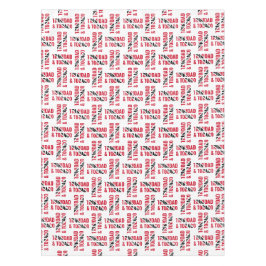 Patriottisch TRINIDAD TOBAGO Tablecloth Tafelkleed