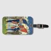  Patriottisch, trots militair personeel Heros Bagagelabel (Voorkant (horizontaal))