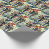 Patriottisch, trots militair personeel Heros Cadeaupapier (Hoek)