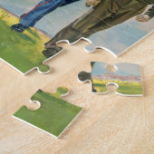  Patriottisch, trots militair personeel Heros Legpuzzel (Zijkant)