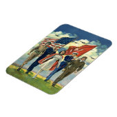  Patriottisch, trots militair personeel Heros Magneet (Linkerzijde)