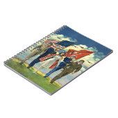 Patriottisch, trots militair personeel Heros Notitieboek (Linkerzijde)