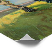 Patriottisch, trots militair personeel Heros Poster (Hoek)