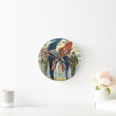  Patriottisch, trots militair personeel Heros Ronde Klok (Huis)