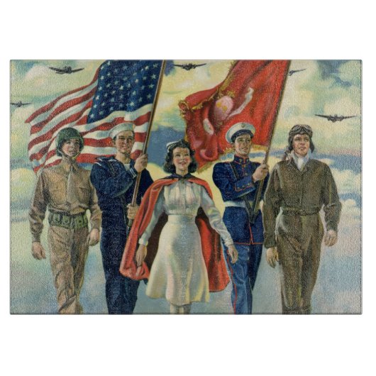  Patriottisch, trots militair personeel Heros Snijplank (Voorkant)