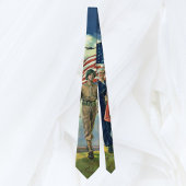  Patriottisch, trots militair personeel Heros Stropdas