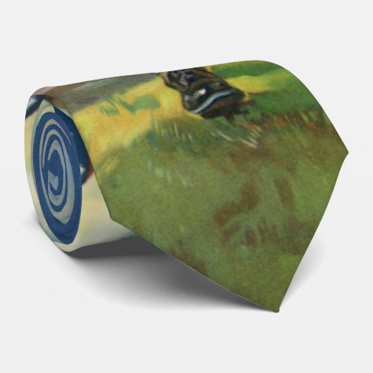  Patriottisch, trots militair personeel Heros Stropdas (Opgerold)