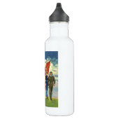  Patriottisch, trots militair personeel Heros Waterfles (Rechts)