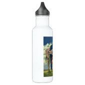  Patriottisch, trots militair personeel Heros Waterfles (Links)