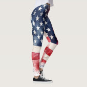 Patriottisch Trots om Amerikaans te zijn | Vlag 4  Leggings (Rechts)