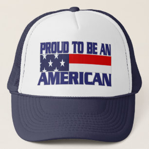 Patriottisch Trots om een Amerikaan te zijn - Hoed Trucker Pet