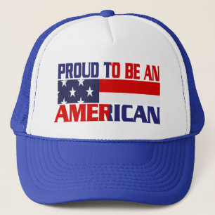 Patriottisch trots om een Amerikaan te zijn Trucker Pet