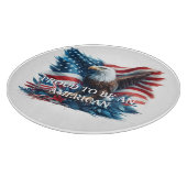 Patriottisch - Trots om een Amerikaanse adelaar te Snijplank (Hoek)