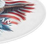 Patriottisch - Trots om een Amerikaanse adelaar te Snijplank (Hoek)