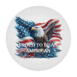 Patriottisch - Trots om een Amerikaanse adelaar te Snijplank