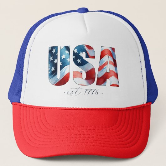 Patriottisch Trucker Pet (Voorkant)