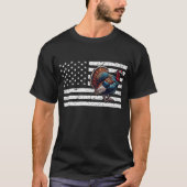 Patriottisch Turkije Amerikaanse vlag Thanksgiving T-shirt (Voorkant)