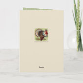  patriottisch Turkije | Thanksgiving Groet Feestdagen Kaart (Achterkant)