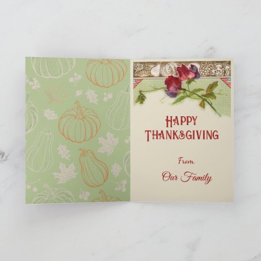  patriottisch Turkije | Thanksgiving Groet Feestdagen Kaart (Binnen)