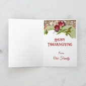  patriottisch Turkije | Thanksgiving Groet Feestdagen Kaart (Binnen)