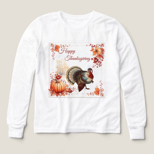 Patriottisch Turkije Thanksgiving Kinder (Voorkant)