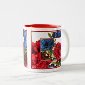 Patriottisch Tweekleurige Koffiemok (Voorkant rechts)