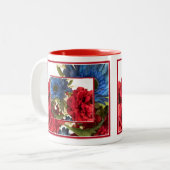 Patriottisch Tweekleurige Koffiemok (Voorkant links)