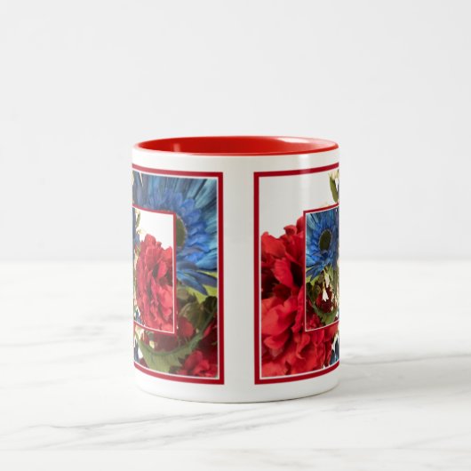 Patriottisch Tweekleurige Koffiemok (Center)