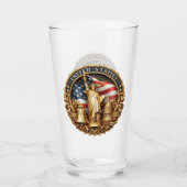 Patriottisch Type Drinkglas Glas (Achterkant)