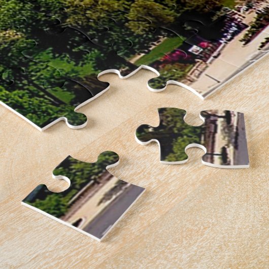 Patriottisch uitzicht van Washington DC, VS; Legpuzzel (Zijkant)