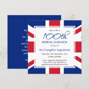 patriottisch   UNION JACK Custom   ELKE LEEFTIJD V Kaart