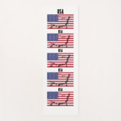 Patriottisch USA AMERIKAANS FLA 5 Foto Yogamat (Voorkant)