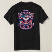 Patriottisch USA Bodybuilding T-shirt (Design achterkant)