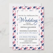 patriottisch | USA FLAG Custom Scripture | Amerika Kaart (Voorkant)