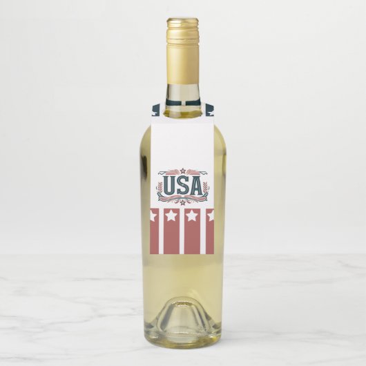 Patriottisch, USA Flessenhanger (Op fles)