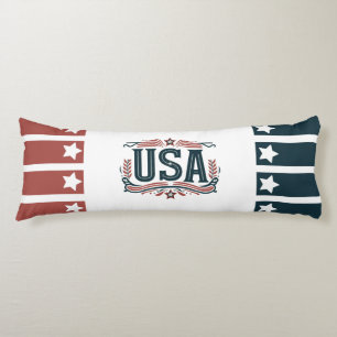 Patriottisch,  USA Lichaamskussen