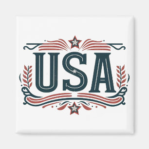 Patriottisch,  USA Magneet