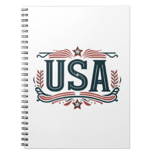 Patriottisch,  USA Notitieboek