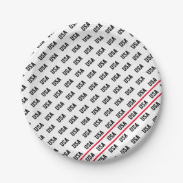 Patriottisch USA Patroon Olympisch Sportplezier Papieren Bordje