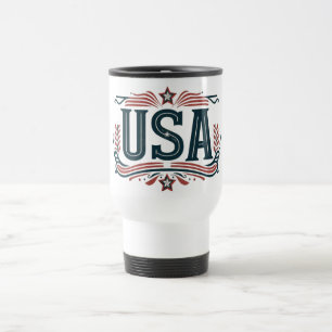 Patriottisch, USA Reisbeker