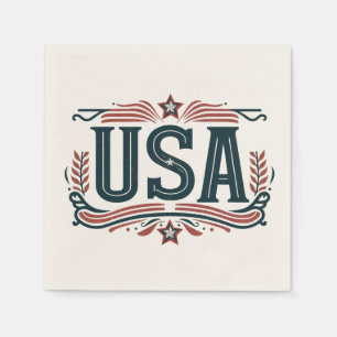 Patriottisch, USA Servet