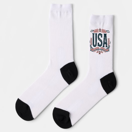 Patriottisch,  USA Sokken (Links)