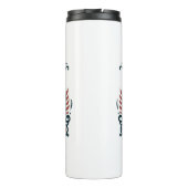 Patriottisch,  USA Thermosbeker (Achterkant)