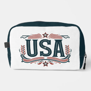 Patriottisch, USA Toilettasje